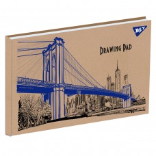 Альбом для малюв. склейка 20/100 А4 "Bridge" крафт білила №130543/Yes/(6)(96)