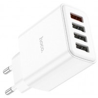 Зарядний пристрій Hoco C102A швидка зарядка 3USB 18W 2.1A + 1USB 3.0A 28,5W white (13)