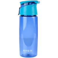 Пляшка для води пласт. Kite 550мл,блакитно-бірюзова K22-401-02(12)