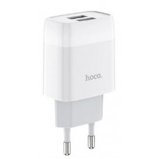 Зарядний пристрій Hoco C73A 2USB+lightning 2.4A white(30)