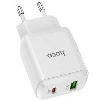 Зарядний пристрій Hoco N5 швидка зарядка 1USB 1Type-C 3A 20w black(12)