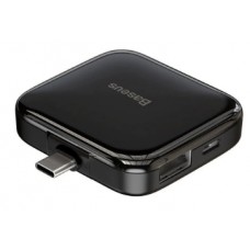 Концентратор (Hub) Baseus Fully Folded portable 4 порти USB2.0 black CAHUB-CW01