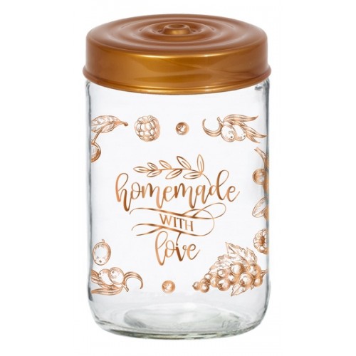 Банка скло Herevin Decorated Jam Jar-Homemade With Love 0,6л 171441-072(12)