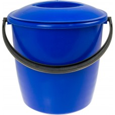 Відро 10л пласт. з кришкою кольорове №91840