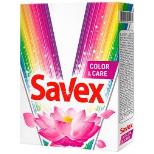 Прал. порошок 400г автомат Savex 2в1 Color&Care