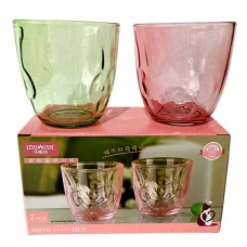Набір стаканів скло (2шт) 280мл "LovWish" №9322-01/S&T/(48)