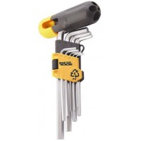 Набір ключів Torx Master Tool 9шт T10-T50мм L90-227мм з утримувачем 75-0962