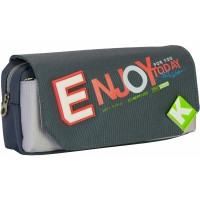 Пенал "CoolForScool" 2 від. №CF6920-grey(24)