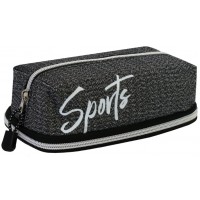 Пенал "CoolForSchool" 2від.,сірий №CF87175(24)