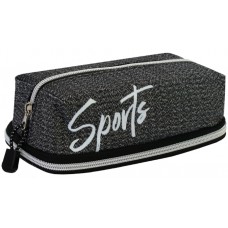 Пенал "CoolForSchool" 2від.,сірий №CF87175(24)