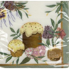 Серветки столові ТМ "La Fluer" 2-х шарові (16шт) Весняна(16)