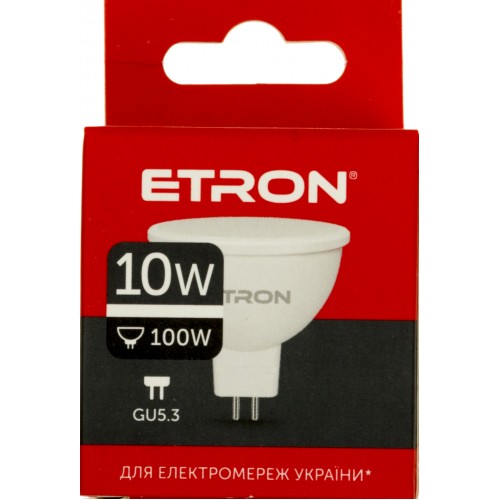 Лампа Etron Light Power LED 1-ELP-860 MR16 10Вт 4200K GU5.3(10)