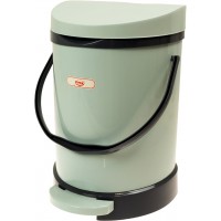 Відро 5,5л для сміття пласт. з педаллю та кришкою, мікроліфт №236814(12)