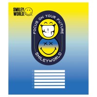 Зошит 12арк. кос.лін. YES Smiley world 766313(25)(500)