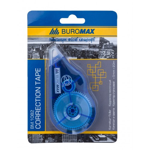 Коректор стрічк. Buromax 5ммх20м 1082