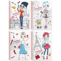 Блокнот пруж. А6 48арк. кліт. пласт. обкл "Fairy Taly" №CF21205-97/CoolForSchool/(64)