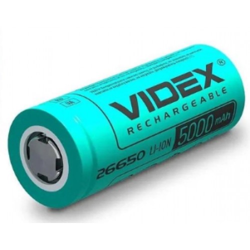 Акумулятор Videx Li-ion 26650-R,5000mAh