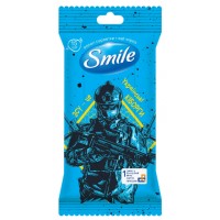 Серветки вологі Smile (15шт) Разом до перемоги 6381(36)