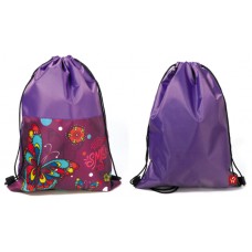 Сумка для взуття "Метелики" 1від. 46х32см фіолетова №979477