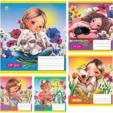 Зошит 12арк. лін. /ТВ/ "Girls" №ТЕ32106(25)(600)