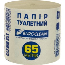 Туалетний папір Buroclean 65м,без гільзи,сірий 10100002(48)