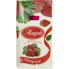 Платочки паперові Alsupak Полуниця(10)(160)