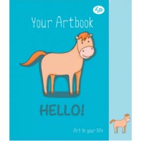 Блокнот А5 48арк. б/лін. "Artbook horse" №902330/Profiplan/