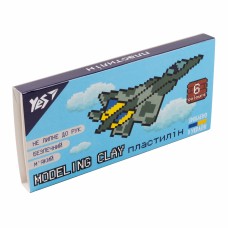 Пластилін Yes 8bit UA 6 кольор. 120гр 540642(60)