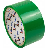 Стрічка клейка пакув. Leader 44ммх30м зелена 395034(72)