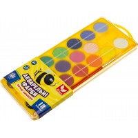  Акварель 12 цветов Школярик с кисточкой (26) №83216905