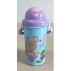 Пляшка для води пласт. 500мл №45021-5 блакитна(24)(72)