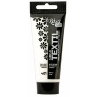 Фарба акрилова Rosa Talent 60мл для тканини,біла 263460401