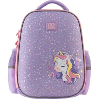 Ранець каркасний GoPack Education Cute unicorn 2від.,2карм. GO23-165M-3(4)