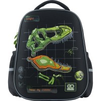 Ранець каркасний GoPack Education Dino 2від.,2карм. GO23-165M-4(4)