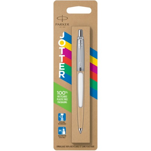 Ручка кульк. Parker Jotter White 15 036 блістер