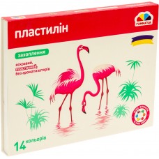 Пластилін Гамма UA Захоплення 14 кольор. 224гр зі стеком 200313(18)