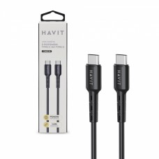 Кабель Type-C > Type C Havit HV-CB6235 PD60W 3A 1м black(5)