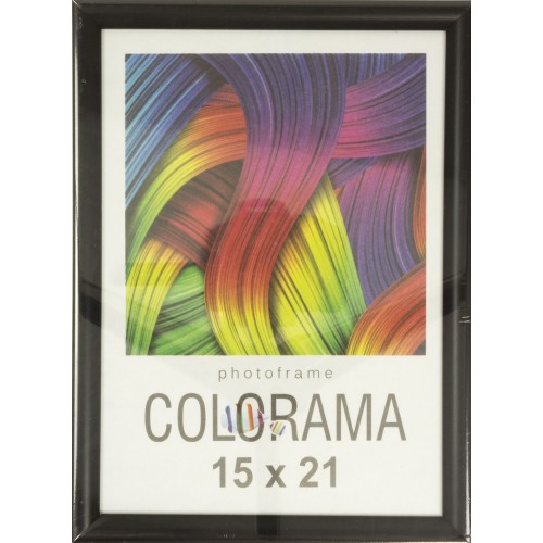 Фоторамка Colorama 15х21 black 1.5(24)