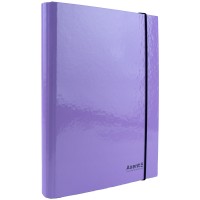 Папка Axent A4 1213-36-А Pastelini на рез. об'ємна,бузкова(5)(20)