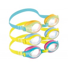 Окуляри для плавання,регульований ремінець,3 кольори №55611(12)