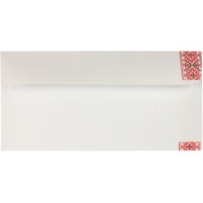 Конверт пошт. E65/DL (0+0) скл. вишивка 2054(1000)