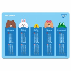 Підкладка для столу Yes 492174 Line Friends Таблиця множення(10)(200)