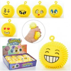Іграшка-антистрес Смайл (борошно) 7см,в дисплеї,28,5х22х7см MS3612(12)(96)