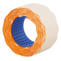 Цінник для автом. пістолета фігурн. Economix 26х12мм 500шт помаранчевий E21304-06(10)