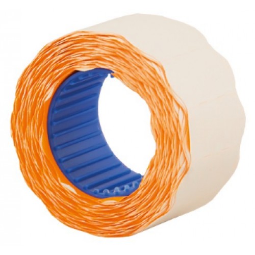 Цінник для автом. пістолета фігурн. Economix 26х12мм 500шт помаранчевий E21304-06(10)