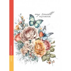 Блокнот А6 64арк. кліт. інтегр. обкл.,мат. лам. №23121/БК016/06/Мандарин/(10)