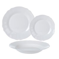 Сервіз столовий скло 18предм. Luminarc.Louis XV White V2940/4693(2)