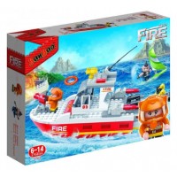 Конструктор "Banbao" Пожежники,пожежний катер,295дет. №7122(24)