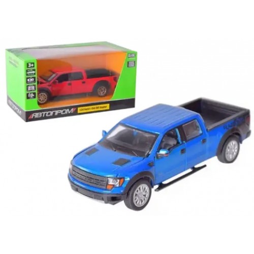 Машина метал.АвтопромFord F-150SVT Raptor,1:34,світ.,звук,відчин.двері68363(48) КІ