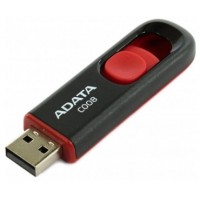 Флеш-пам`ять 64GB A-Data C008 USB2.0 black/red 1721